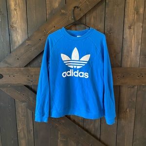Adidas blue sweatshirt